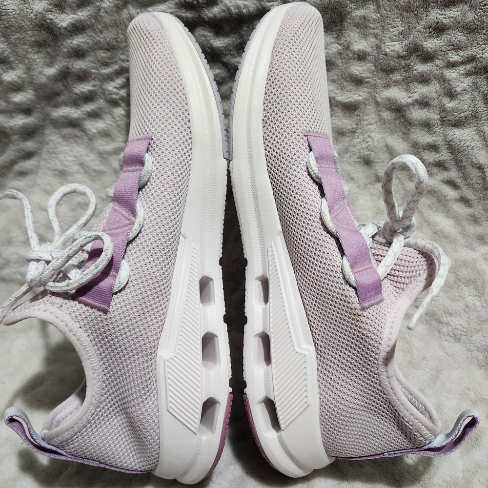 On Cloud Women's Cloudeasy Knit Low Top Running Sneakers Sz 8.5 Orchid/Lavender - Picture 6 of 11